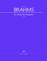 Ein deutsches Requiem op.45 fr Soli, gem Chor und Orchester Partitur