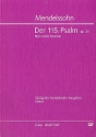 Psalm 115 op.31 fr Soli, gem Chor und Orchester Studienpartitur
