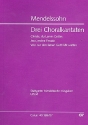 3 Choralkantaten fr gem Chor und Orchester Studienpartitur (dt/en)