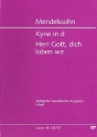 Kyrie d-Moll  und  Herr Gott dich loben wir fr gem Chor und Orchester Studienpartitur