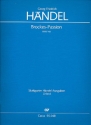 Brockes-Passion HWV48 fr Soli, Chor und Orchester Partitur  Groformat