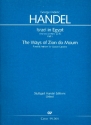 The Ways of Zion do mourn HWV264 fr Soli, gem Chor und Orchester Partitur