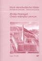 Christe redemptor omnium fr Soli, gem Chor und Orchester Partitur