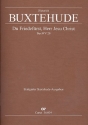 Du Friedefrst Herr Jesu Christ BuxWV20 fr gem Chor, 2 Violinen, Violone und Bc Partitur