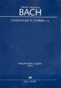 Konzert g-Moll BR-WFB:C17 (Fk unsicher) fr Cembalo und Streicher Partitur