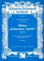 Missa Velociter currit KV43 fr Soli, gem Chor, 2 Violinen und Bc Partitur