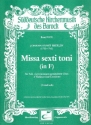 Missa sexti toni in F fr Soli, gem Chor, 2 Violinen und Bc Partitur