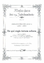 Tu qui regis totum orbem fr gem Chor, Blser und Pauken Orgelauszug