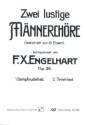2 lustige Mnnerchre fr Mnnerchor a cappella Partitur