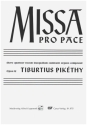 Missa pro Pace op.52 fr gem Chor und Orgel Partitur