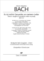 Bach, Johann Sebastian Es ist nichts Gesundes an meinem Leibe Soli STB, Coro SATB, 3 Blfl, 2 Ob, Zk, 3 Trb, 2 Vl, Va, Bc Chorpartitur