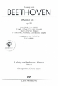 Messe C-Dur op.86 fr Soli, gem Chor und Orchester Chorpartitur
