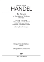 Dettinger Te Deum HWV283 fr Soli, gem Chor und Orchester Chorpartitur
