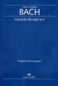 Konzert F-Dur fr Orgel manualiter und Streicher Partitur und Streicherstimmen (3-3-0-3)