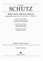 Htet euch, dass eure Herzen fr Bass, 2 Violinen und Bc Partitur