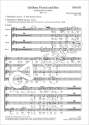 Bach, Johann Sebastian Erhhtes Fleisch und Blut Soli SATB, Coro SATB, 2 Fl, 2 Vl, Va, Bc Chorpartitur