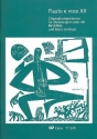 Flauto e voce Band 12 fr Mezzosopran (Alt), Blockflte und Bc Partitur und Stimmen