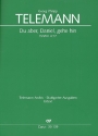 Du aber, Daniel, gehe hin TWV4:17 fr Soli, gem Chor und Orchester Partitur