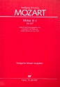 Messe c-Moll KV427 fr Soli, gem Chor und Orchester Studienpartitur