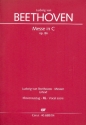 Messe C-Dur op.86 fr Soli, gem Chor und Orchester Klavierauszug XL im Grodruck