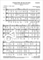 Bach, Johann Sebastian Falsche Welt, dir trau ich nicht Solo S, Coro SATB, 3 Ob, Fg, 2 Cor, 2 Vl, Va, Bc Chorpartitur
