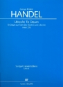 Utrechter Te Deum HWV278 fr Soli, gem Chor und Orchester Partitur (dt/en)
