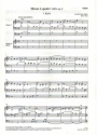 Messe  4 voix op.4 fr Soli, gem Chor und Orchester Orgel