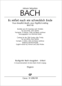 Bach, Johann Sebastian Es reiet euch ein schrecklich Ende Soli ATB, Coro SATB, Tr, 2 Vl, Va, Bc Einzelstimme, Orgel