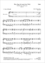 Bach, Johann Sebastian Was frag ich nach der Welt Soli SATB, Coro SATB, Fl, 2 Ob/2 Obda, 2 Vl, Va, Bc Einzelstimme, Orgel