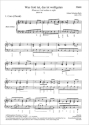 Bach, Johann Sebastian Was Gott tut, das ist wohlgetan Soli SATB, Coro SATB, 2 Ob, Tl (Eh), 2 Vl, Va, Bc Einzelstimme, Orgel