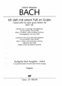 Ich steh mit einem Fu im Grabe kantate Nr.156 BWV156 Orgel