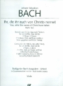 Ihr, die ihr euch von Christo nennet Kantate Nr.164 BWV164 Viola