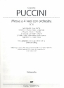 Messa a 4 voci SC6 fr Sol (TBarB), gem Chor und Orchester Violoncello