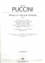 Messa a 4 voci SC6 fr Sol (TBarB), gem Chor und Orchester Kontrabass