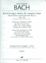 Barmherziges Herze der ewigen Liebe (Weimarer Fassung) Kantate Nr.185 BWV185 Orgel