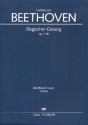 Elegischer Gesang op.118 fr gem Chor und Streicher Klavierauszug (dt)