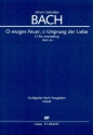 O ewiges Feuer, o Ursprung der Liebe Kantate Nr.34 BWV34 Studienpartitur (dt/en)
