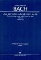 Aus der Tiefen rufe ich Herr zu dir (Version in a) Kantate Nr.131 BWV131 Studienpartitur (dt/en)