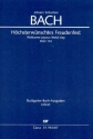 Hchsterwnschtes Freudenfest Kantate Nr.194 BWV194 Studienpartitur (dt/en)
