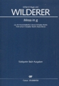 Missa brevis g-Moll fr gem Chor, Streicher und Bc Klavierauszug
