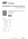 Fantasie op.80 fr Klavier, Soli, gem Chor und Orchester Stimmensatz (5-5-4-5)