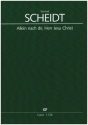 Allein nach dir, Herr Jesu Christ fr 8.st gem Chor (SATB/SATB9 und Bc Partitur