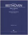 Missa solemnis op.123 fr Soli, gem Chor und Kammerorchester Partitur