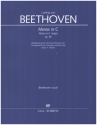 Messe in C op.86 fr Kammerorchester Partitur