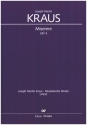Miserere VB4 fr Soli (SATB), gem Chor und Orchester Partitur (la)