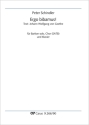 Schindler, Peter: Ergo bibamus! Solo Bar, SATB, Pfte Partitur
