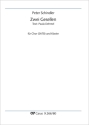 Schindler, Peter, Zwei Gesellen Coro SATB, Pfte Partitur