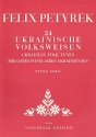 24 ukrainische Volksweisen fr Klavier