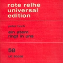 Ein Atem ringt in uns fr Soli und Chor Partitur