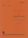 Ammann, B., Vier phonemata fr Violoncello solo